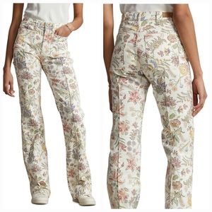 POLO RALPH LAUREN Floral Flare Leg Jeans - Wmns sz 28